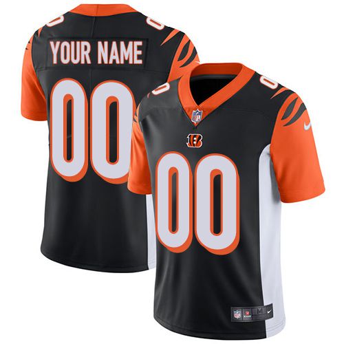 Nike Cincinnati Bengals Black Men Customized Vapor Untouchable Player Limited Jersey->customized nfl jersey->Custom Jersey